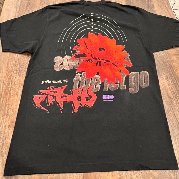 Travis Scott Shirt Mens Large Black Utopia Circus Maximus Tour Cactus Jack - Picture 3 of 3